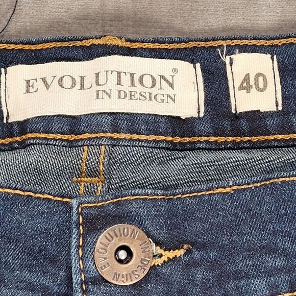 Evolution in Design Jeans Straight Leg Mens Size 40 x‎ 34 - Picture 4 of 10